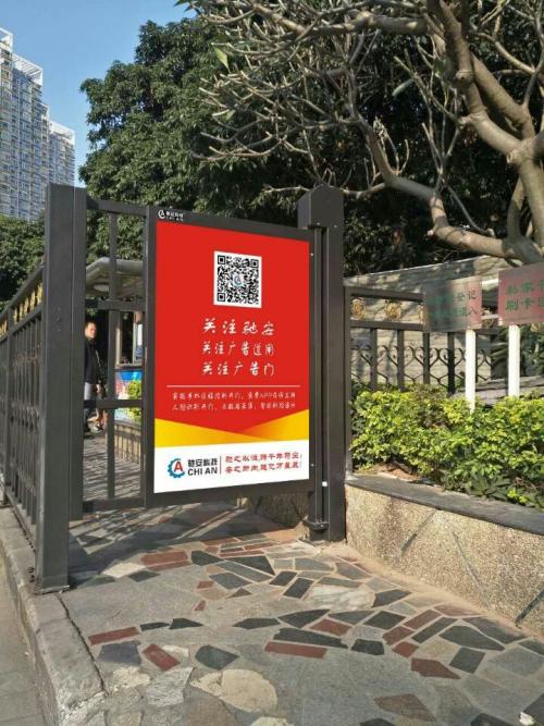 郑州管城区人行通道喷塑广告单门